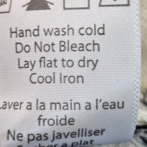 Icelandic Design Sweater Women XL Polka Dot Fair Isle Wool Blnd Half Zip pockets - Picture 11 of 11